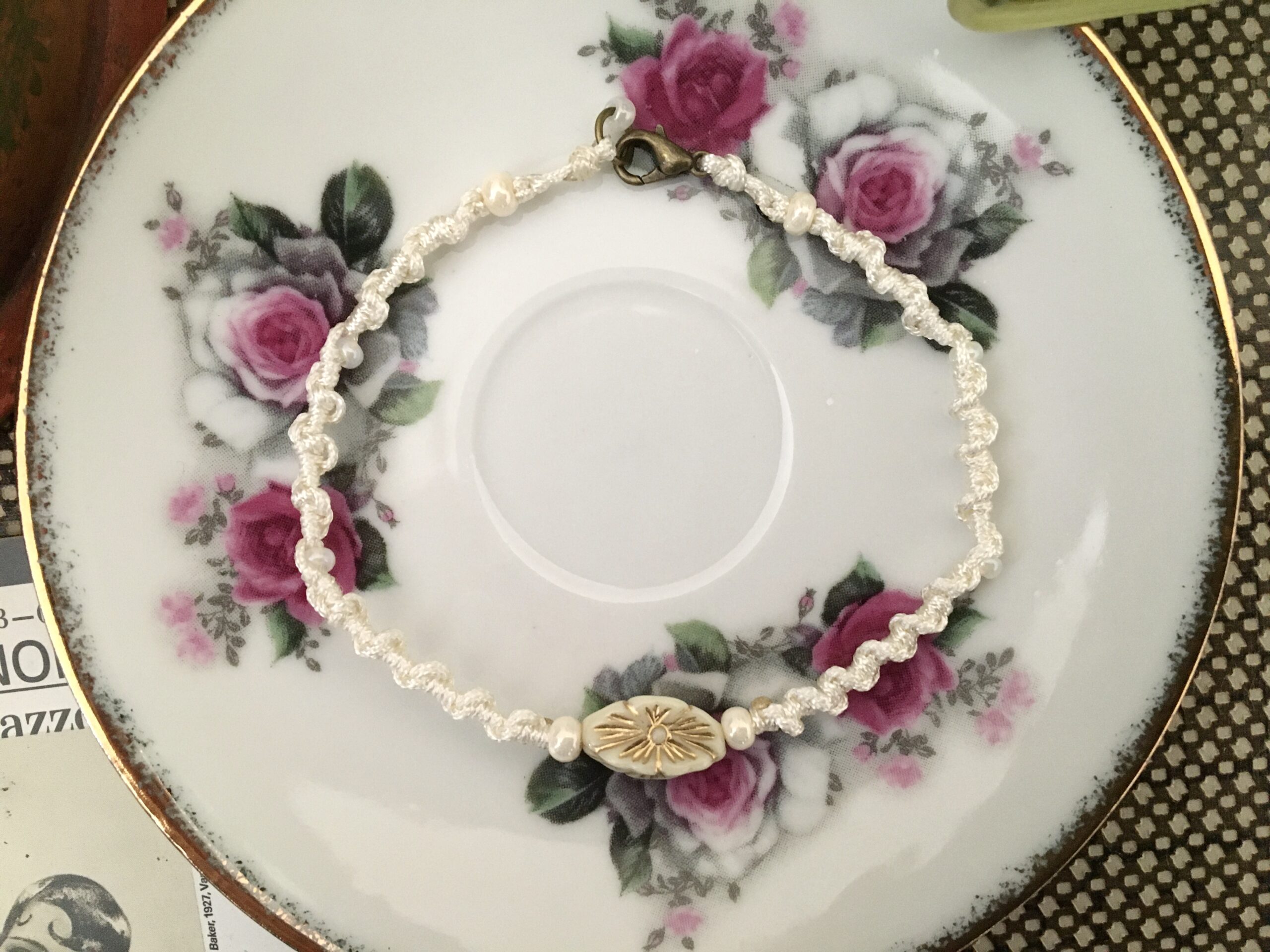 Macrame náramek Vintage Clair - Obrázek 2