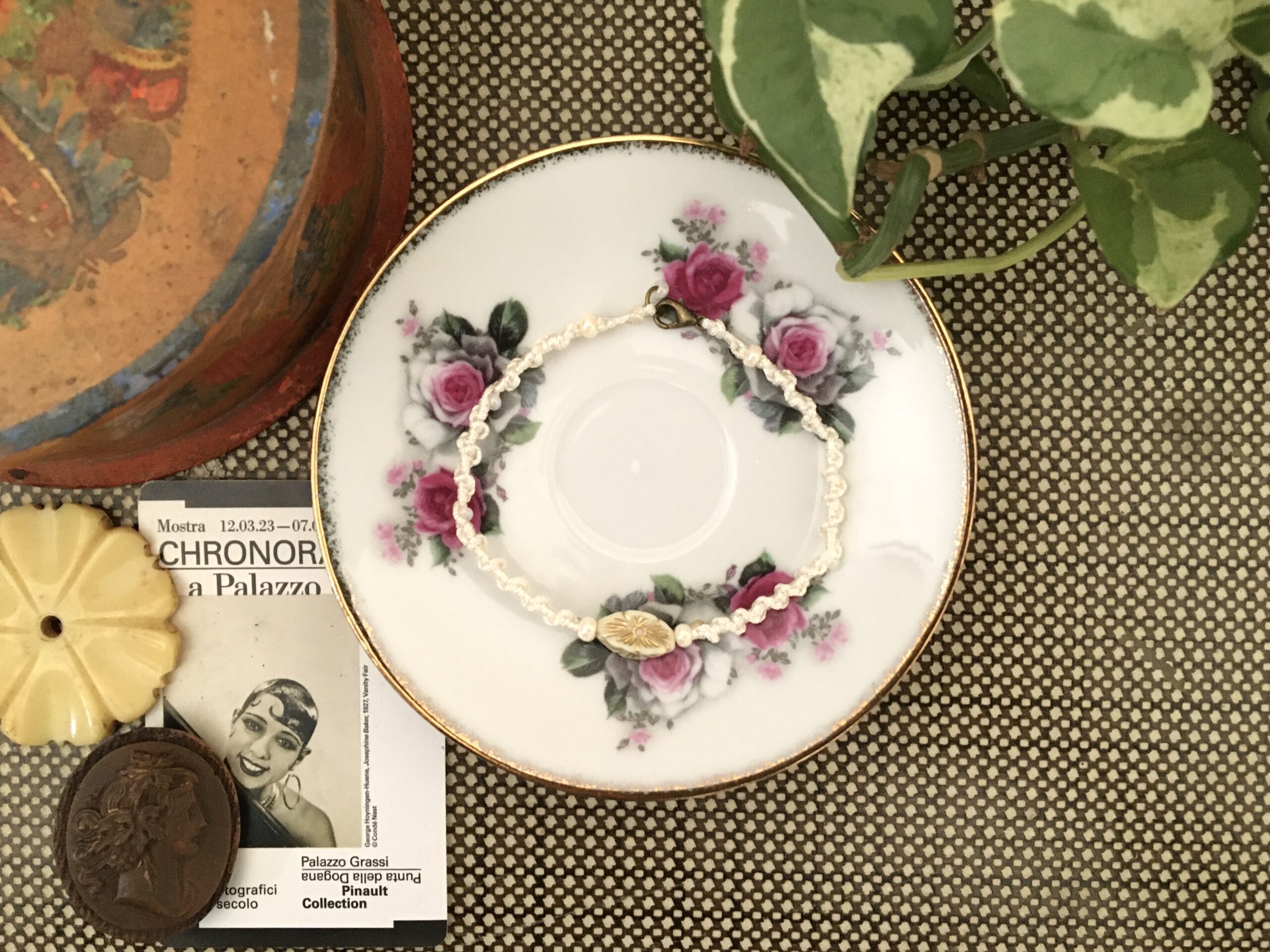 Macrame náramek Vintage Clair - Obrázek 4