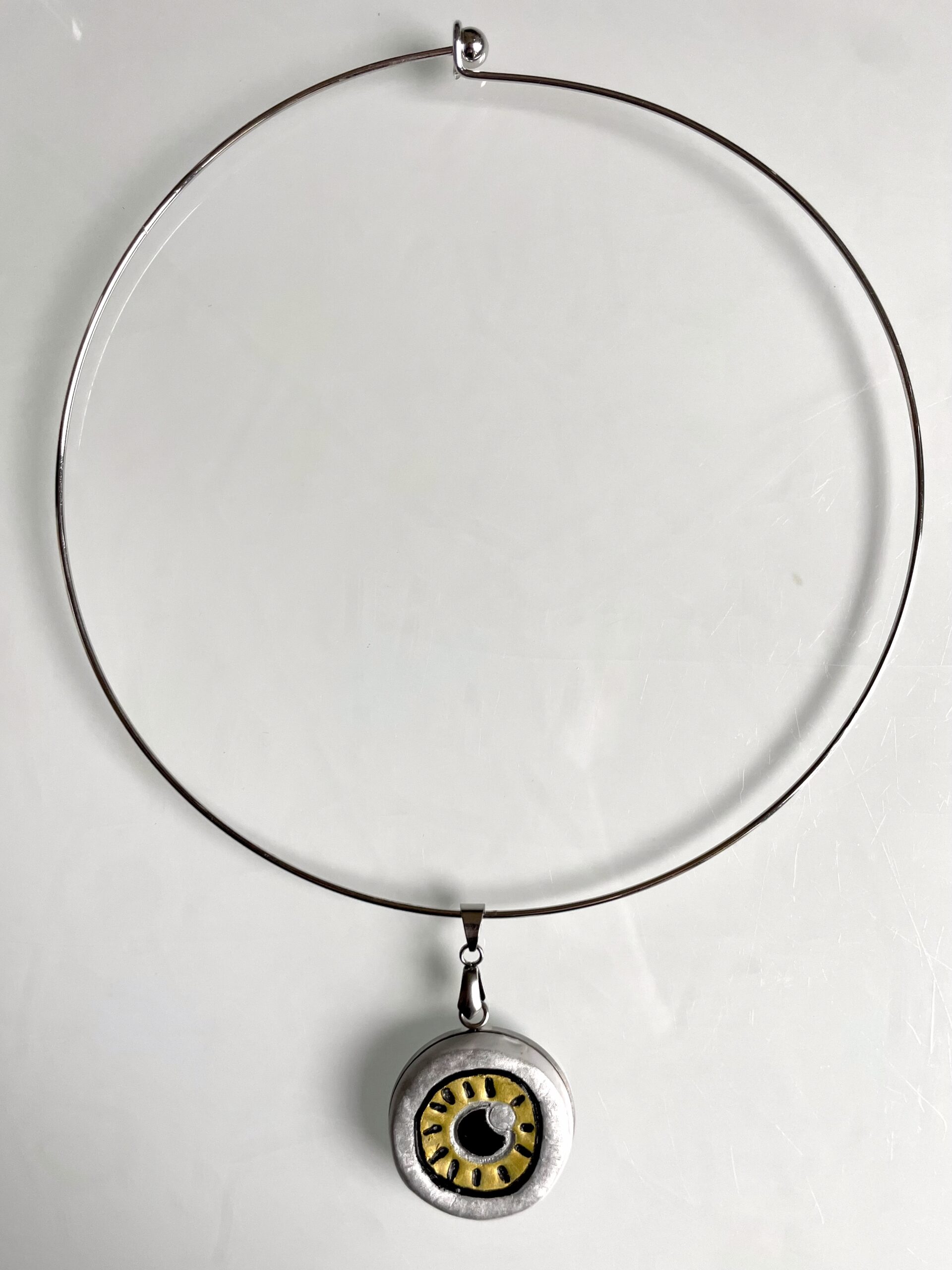 náhrdelník s autorským přívěskem n°2 eye - Obrázek 2